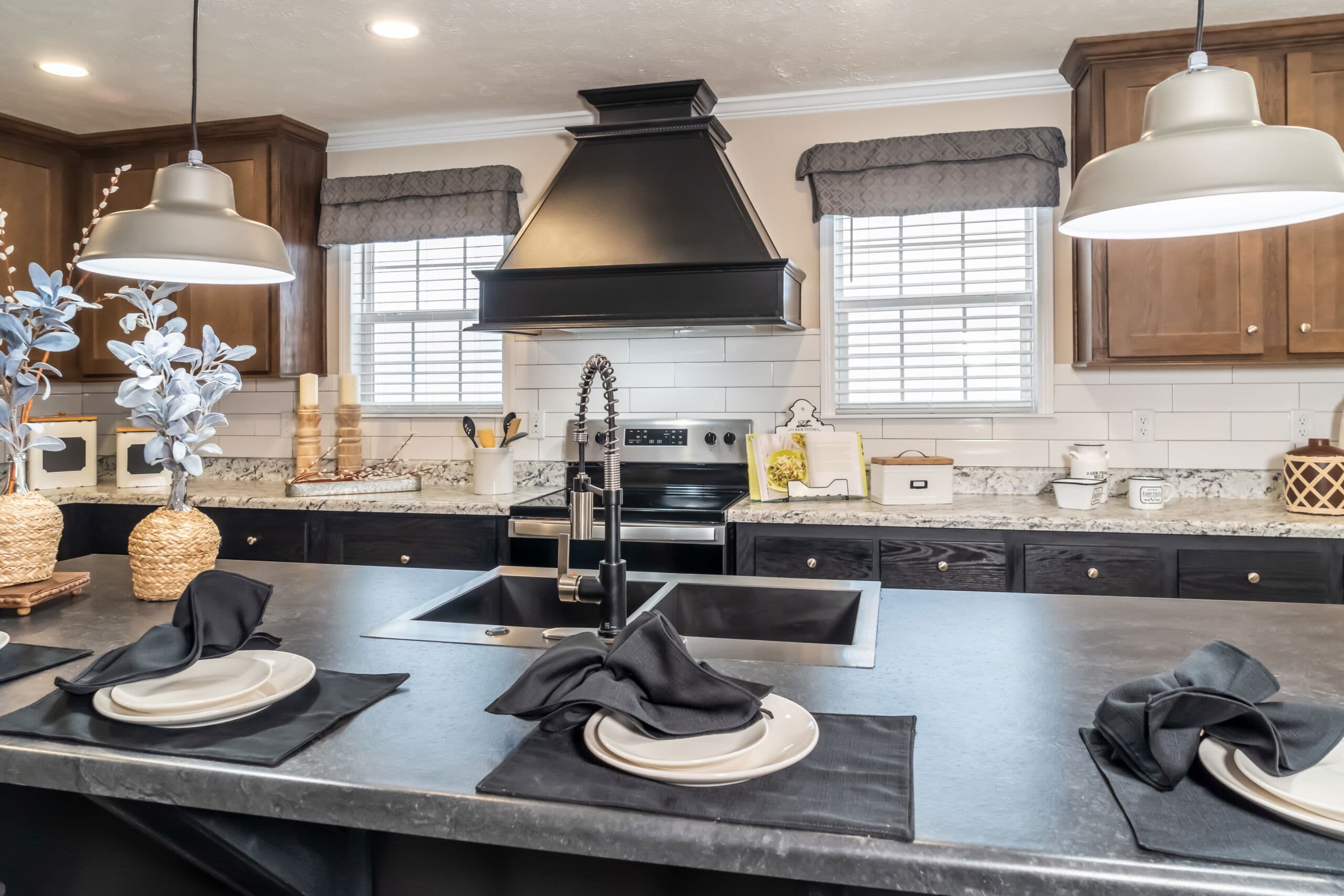 The howitzer kitchen home features