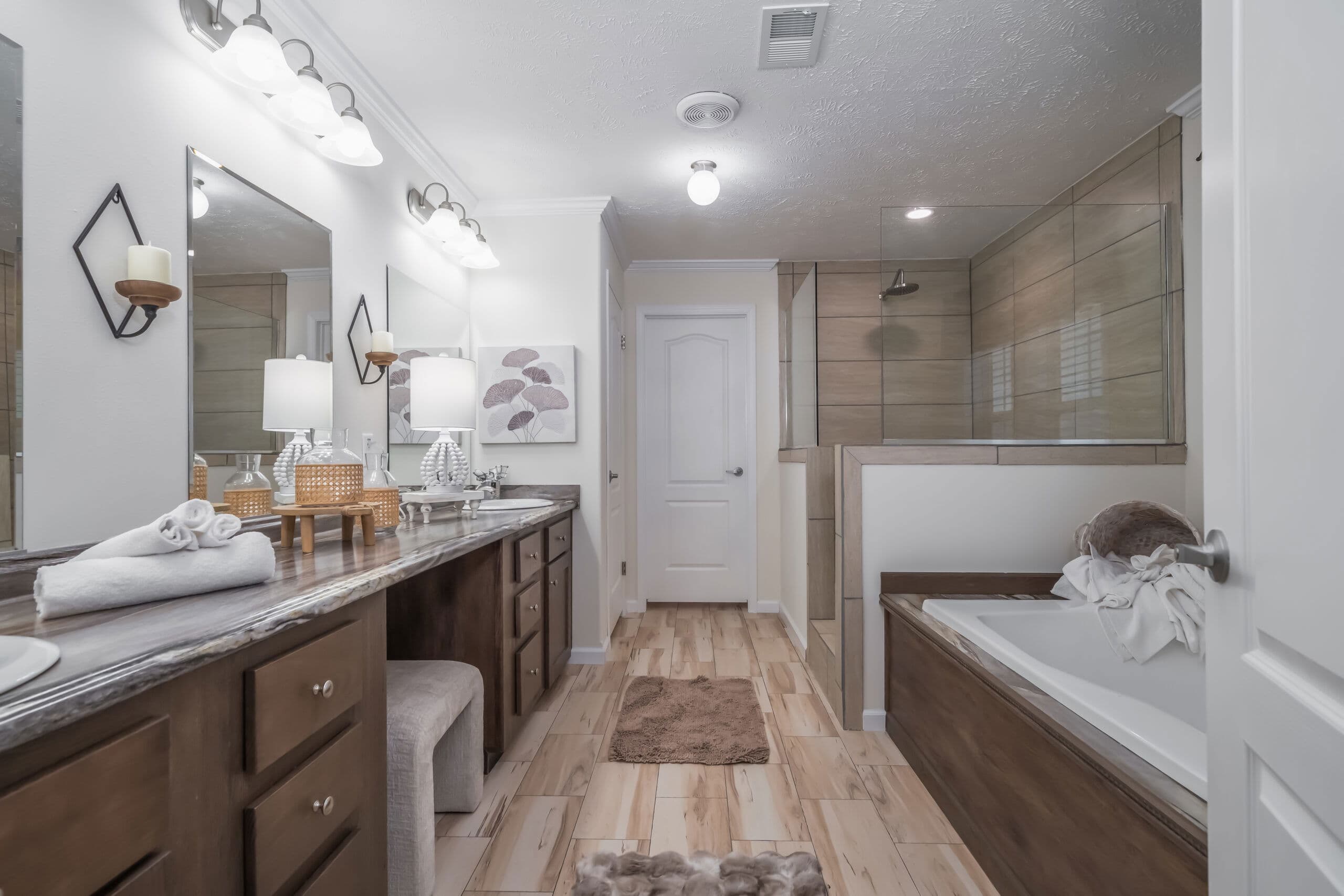 The colt 45 bathroom home features