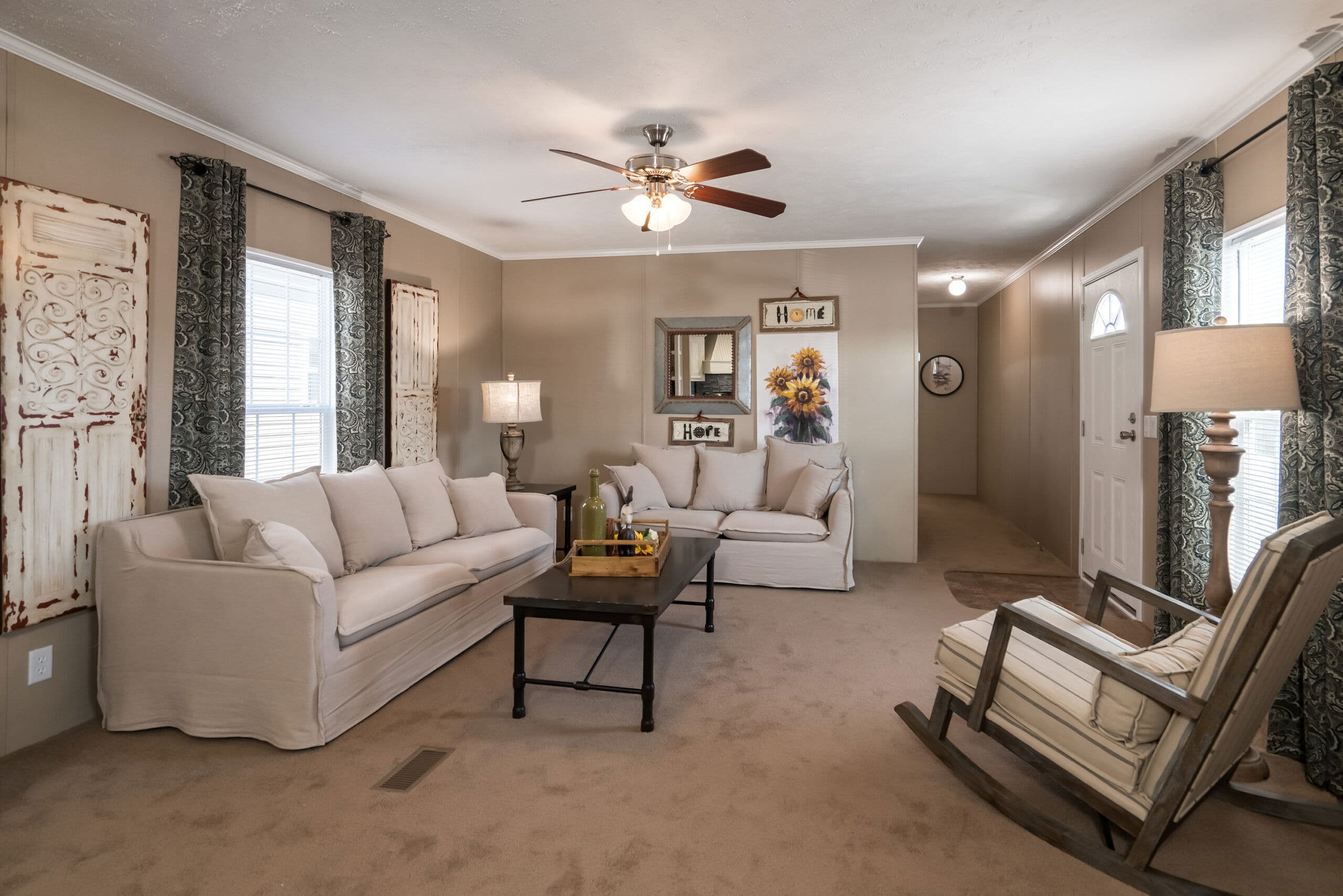 The kimber interior home features