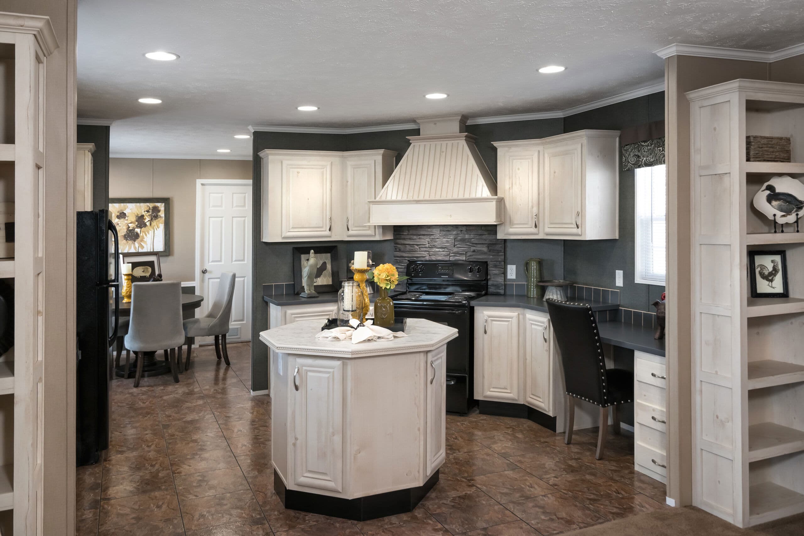 The kimber kitchen home features
