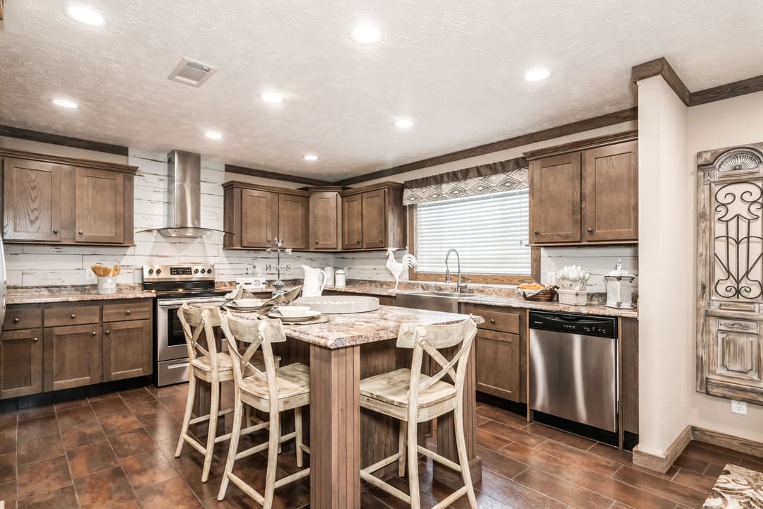 The rock kitchen home features