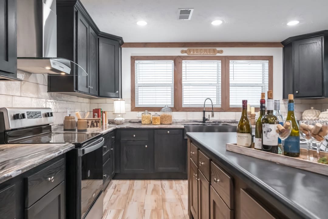 The colt 45 kitchen home features