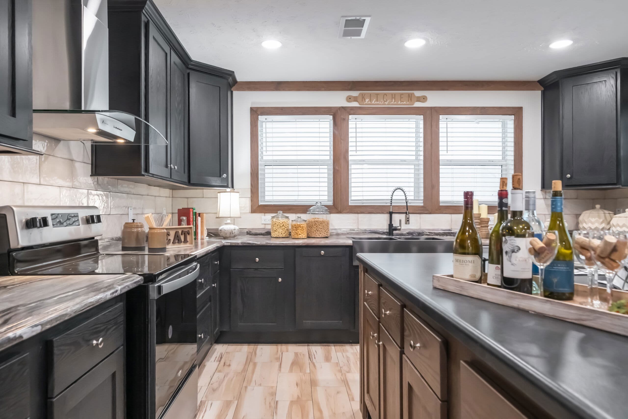 The colt 45 kitchen home features