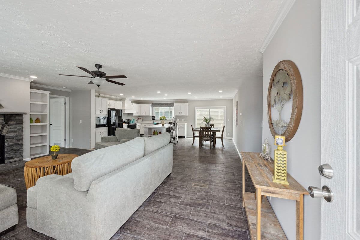 The josey wales interior home features