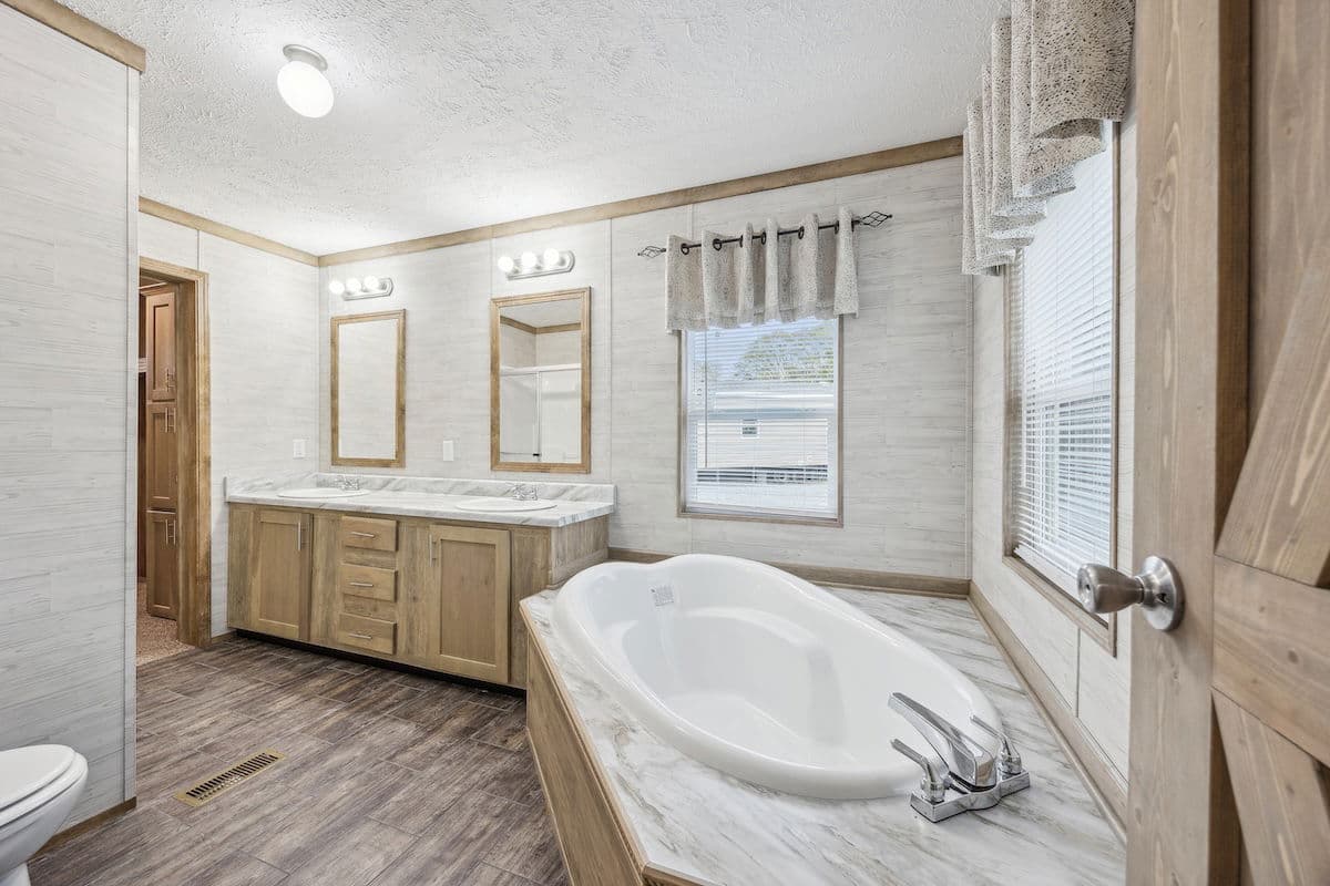 The rawhide bathroom home features