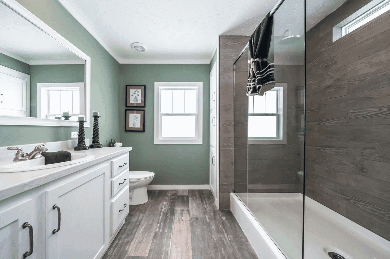 The coldwater bathroom home features
