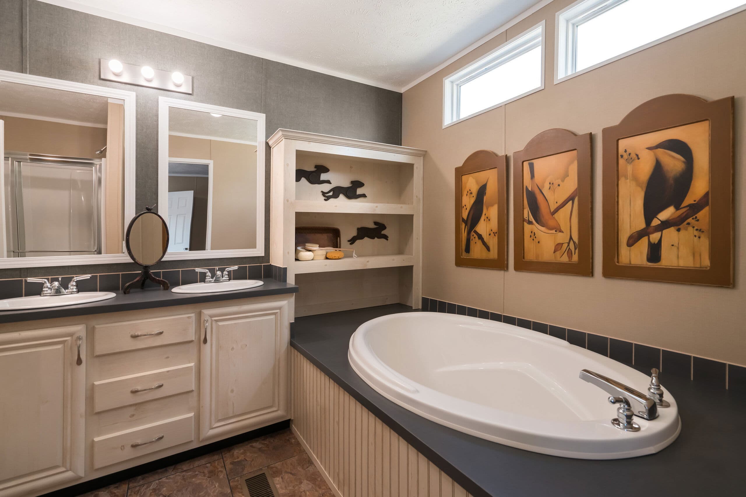 The kimber bathroom home features
