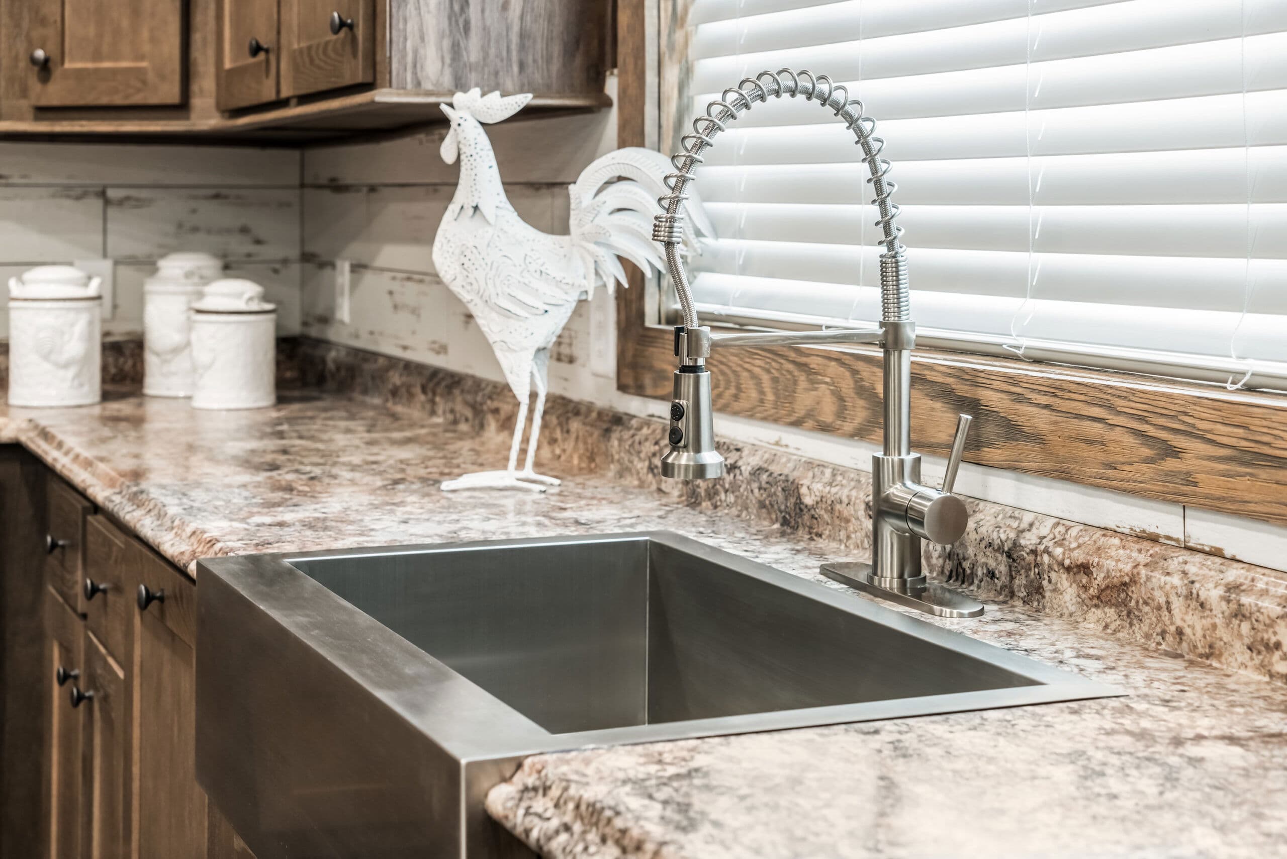 The rock kitchen home features