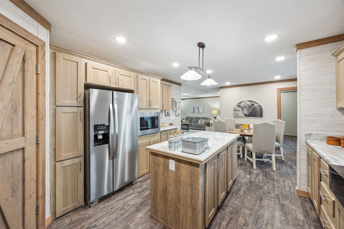The rawhide kitchen home features