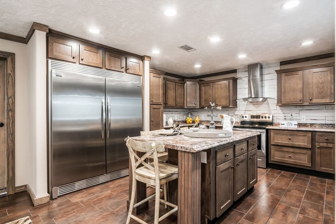 The rock kitchen home features