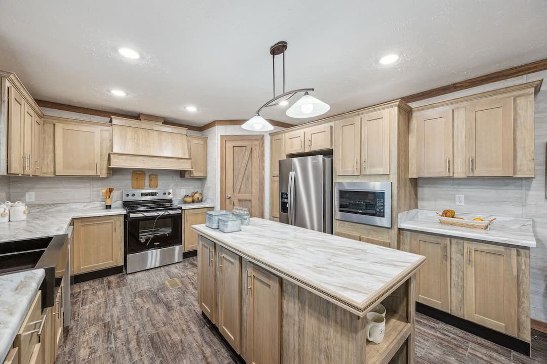 The rawhide kitchen home features