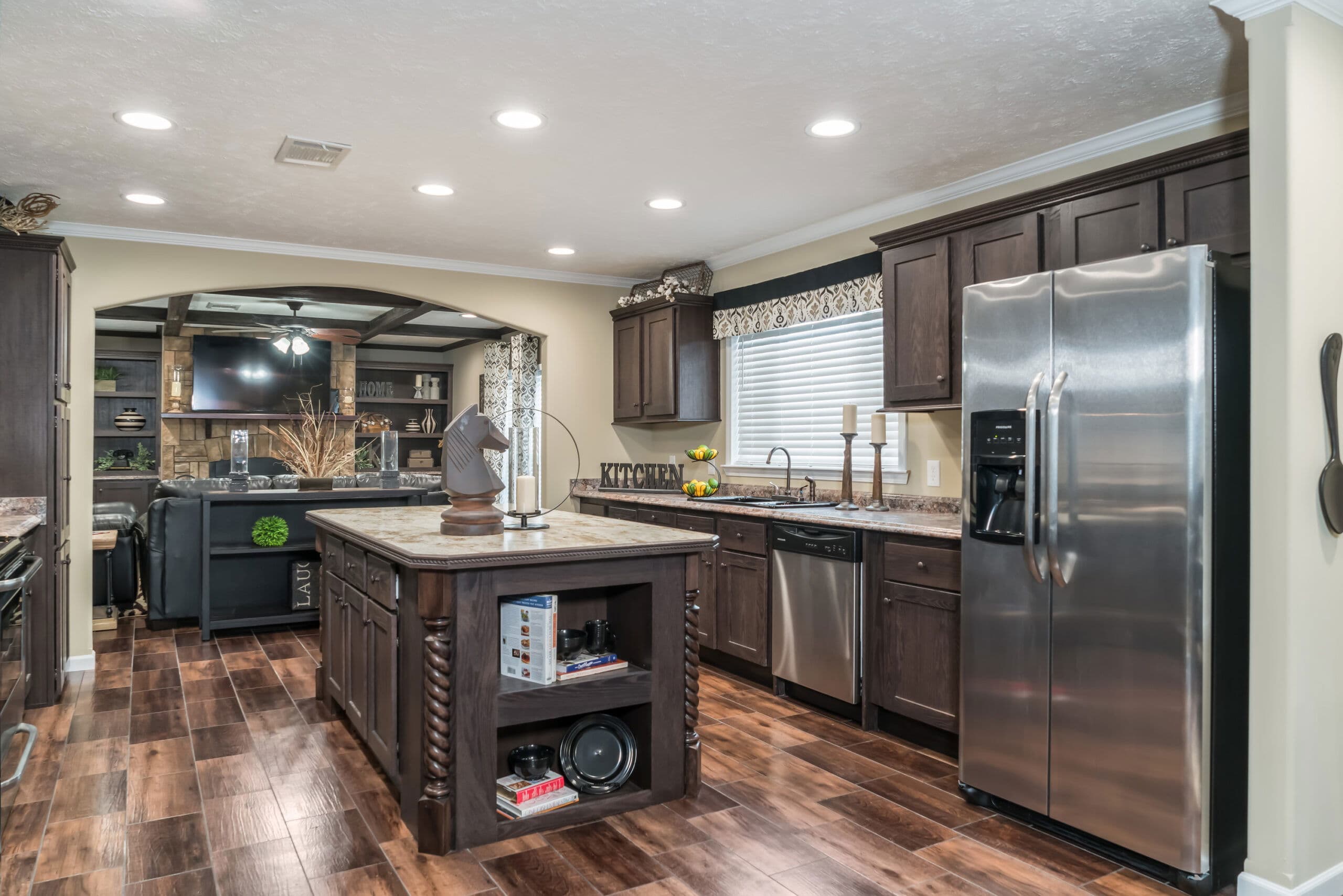 The unforgiven kitchen home features