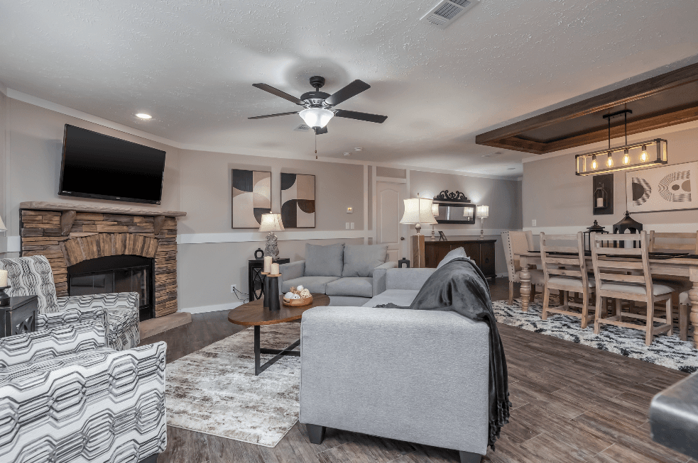 The springfield interior home features