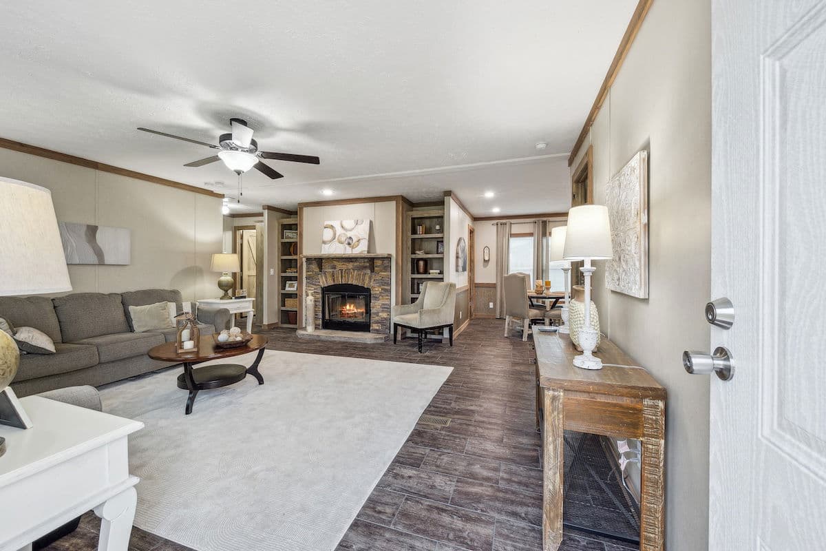 The rawhide interior home features