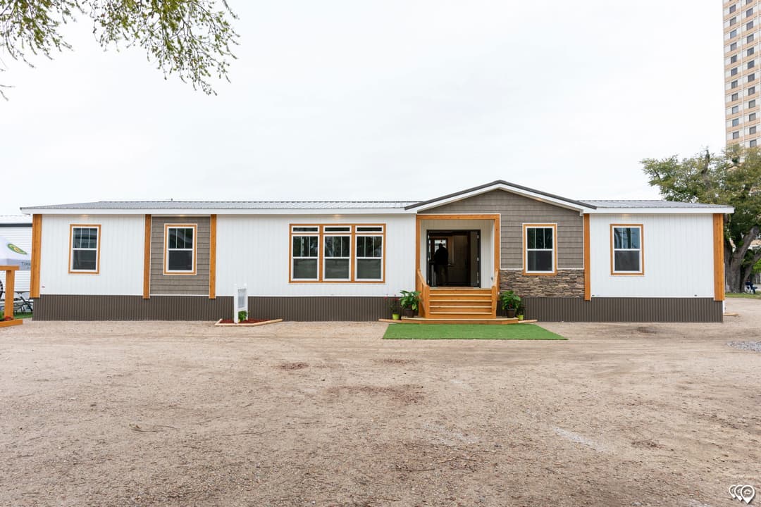 The twin creek hero, elevation, and exterior home features