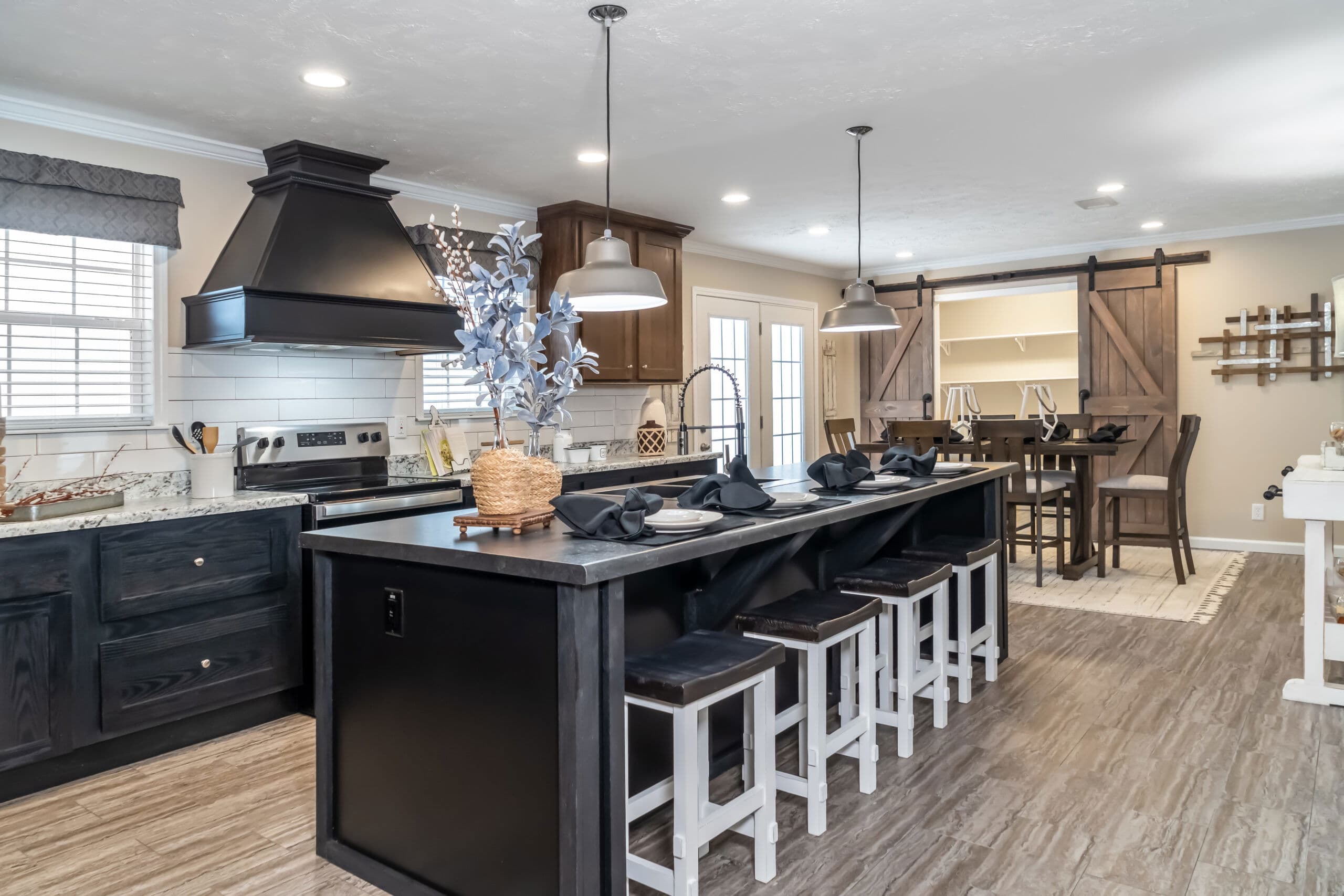 The howitzer kitchen home features