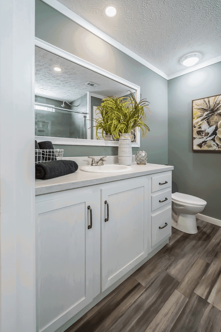 The cahaba bathroom home features