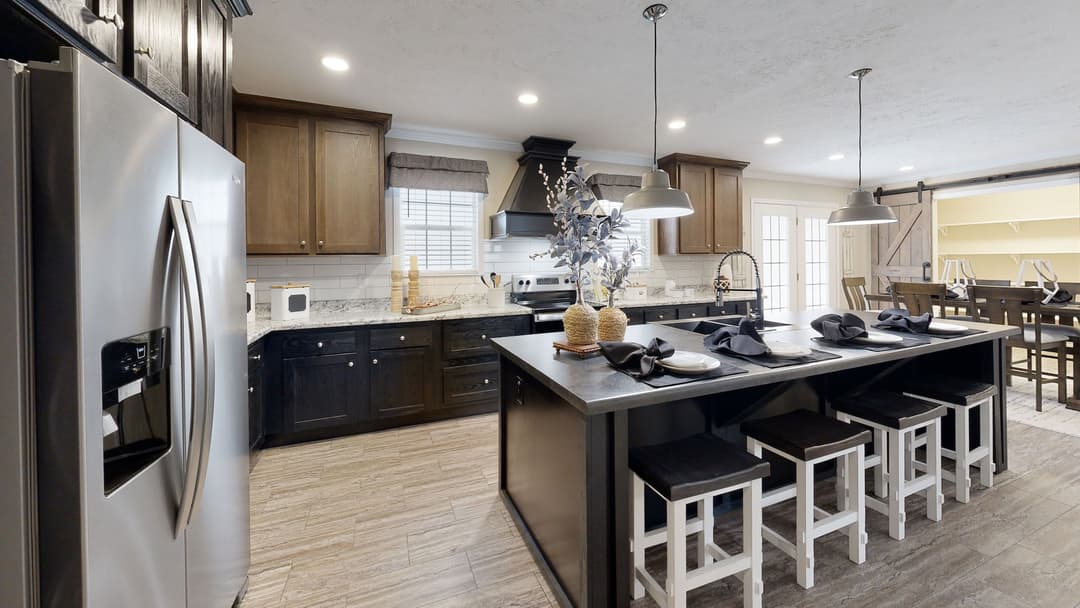 The howitzer kitchen home features