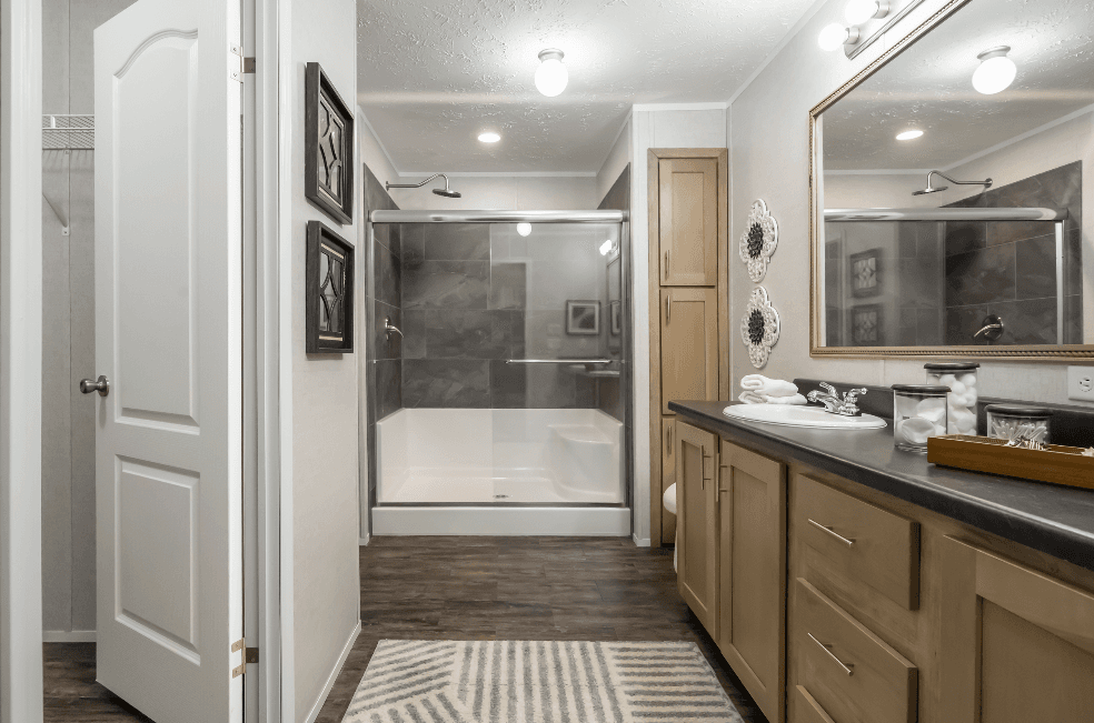 The springfield bathroom home features