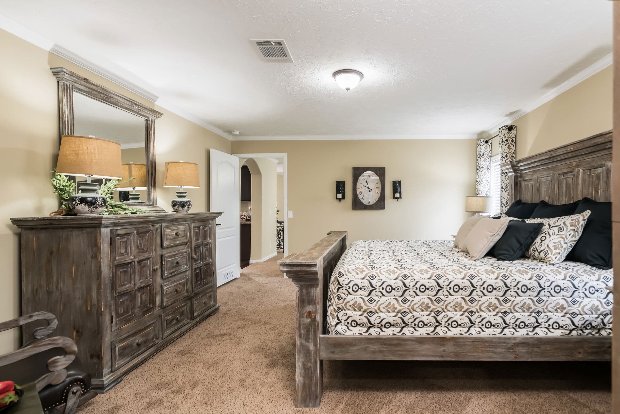 The unforgiven bedroom home features