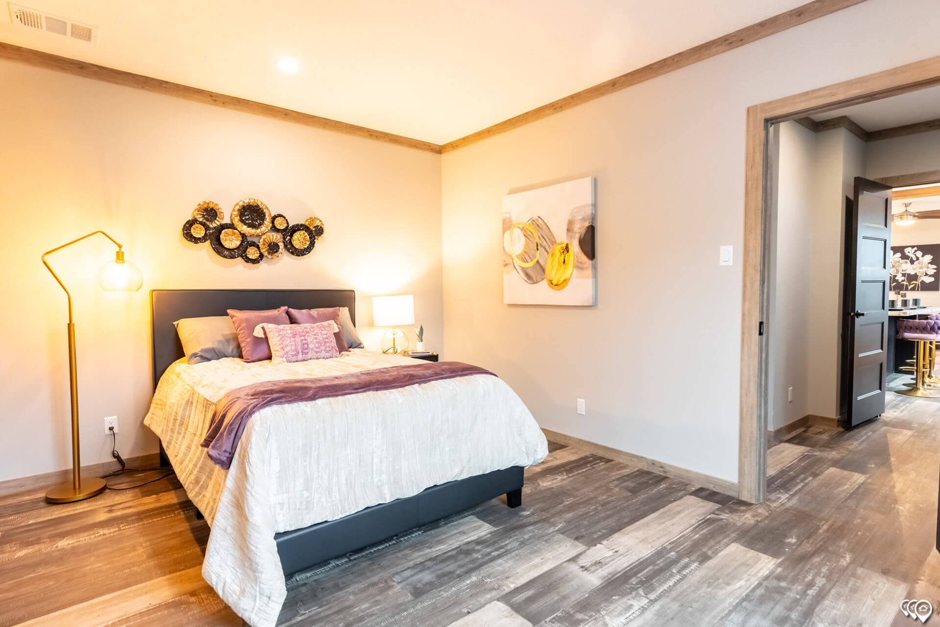 The canyon creek bedroom home features